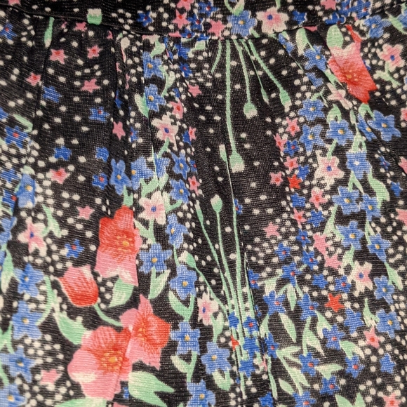 VTG 70's Maxi Dress Size 14 Psychedelic Floral Pattern - Picture 16 of 16